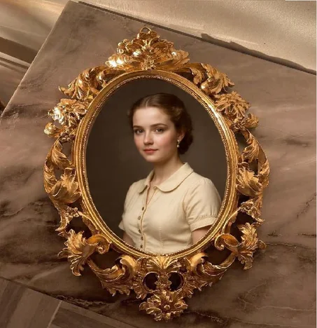 cadre photo style vintage europeanne 40*27cm