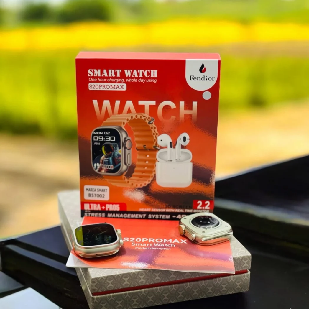 ساعة ذكية S20 Pro Max مع سماعات بلوتوث