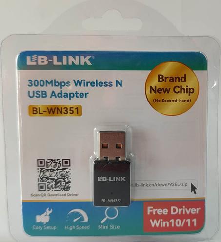 Adaptateur USB Sans Fil LB-LINK AXE3000 (300 Mbps)