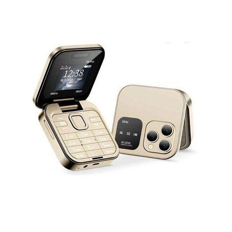 Mini Téléphone Flip – Double SIM – Caméra HD