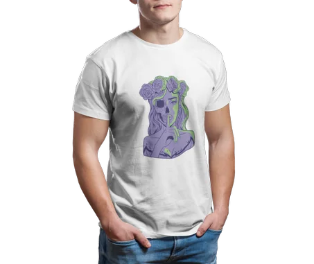 Toxic Venus Tshirt Blanc - AD109