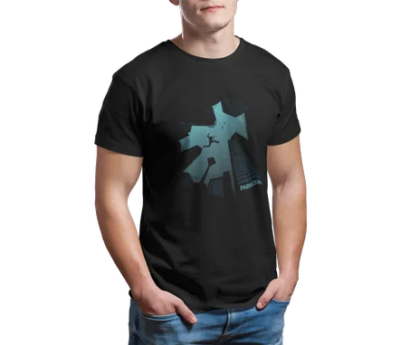 Parkour City Tshirt Noir - AD116