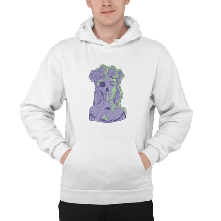 Toxic Venus Hoodie Blanc - AD109