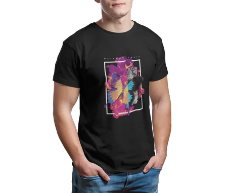 METAMORPHOSIS Tshirt Noir - AD129