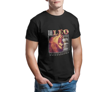 The Leo Ego Tshirt Noir - AD136