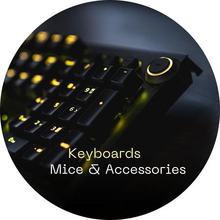 Keyboards, Mice & Accessories