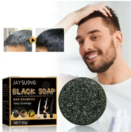 Savon capillaire anti-cheveux gris