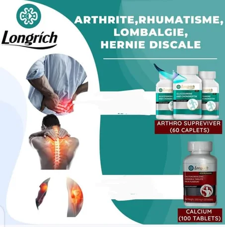 GLUCOSAMINE ET CALCIUM LONGRICH