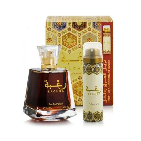 طقم هدية رغبة مكون من عطر  100 مل ومزيل عرق بخاخ 200 مل– للجنسين (EAU DE PARFUM)