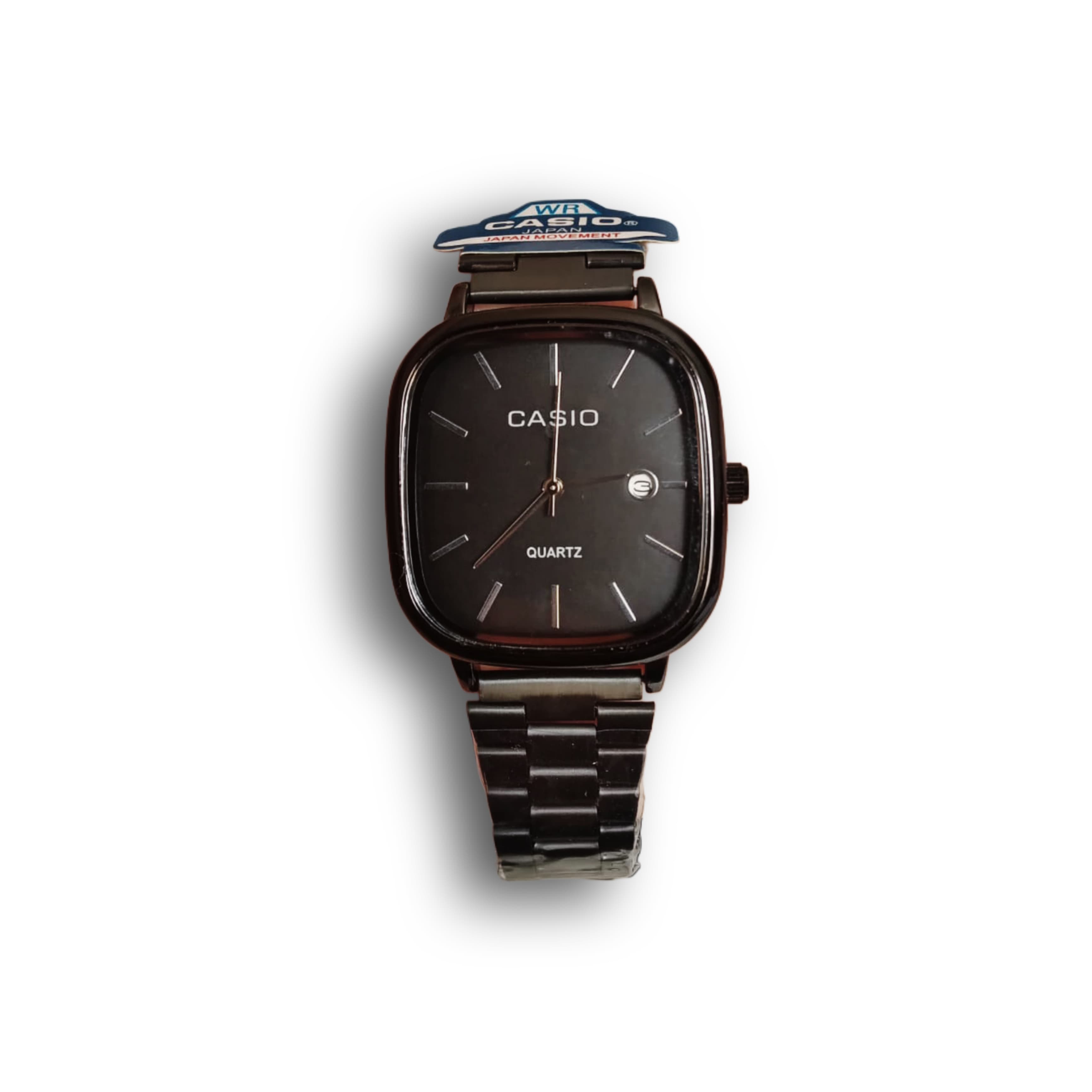 CASIO HOMMES CARRÉ ACIER