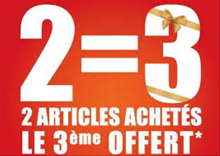2 Achetés = 3ème Gratuit 🎁