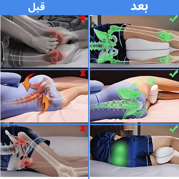 المخدة الطبية لأوجاع عرق النسا ورجال ، الديسك، أسفل الضهر والورك