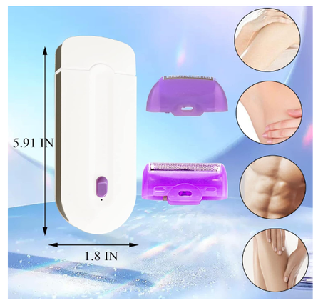 احصلي على بشرة ناعمة وخالية من الشعر مع جهاز إزالة الشعر بتكنولوجيا الذبذبات