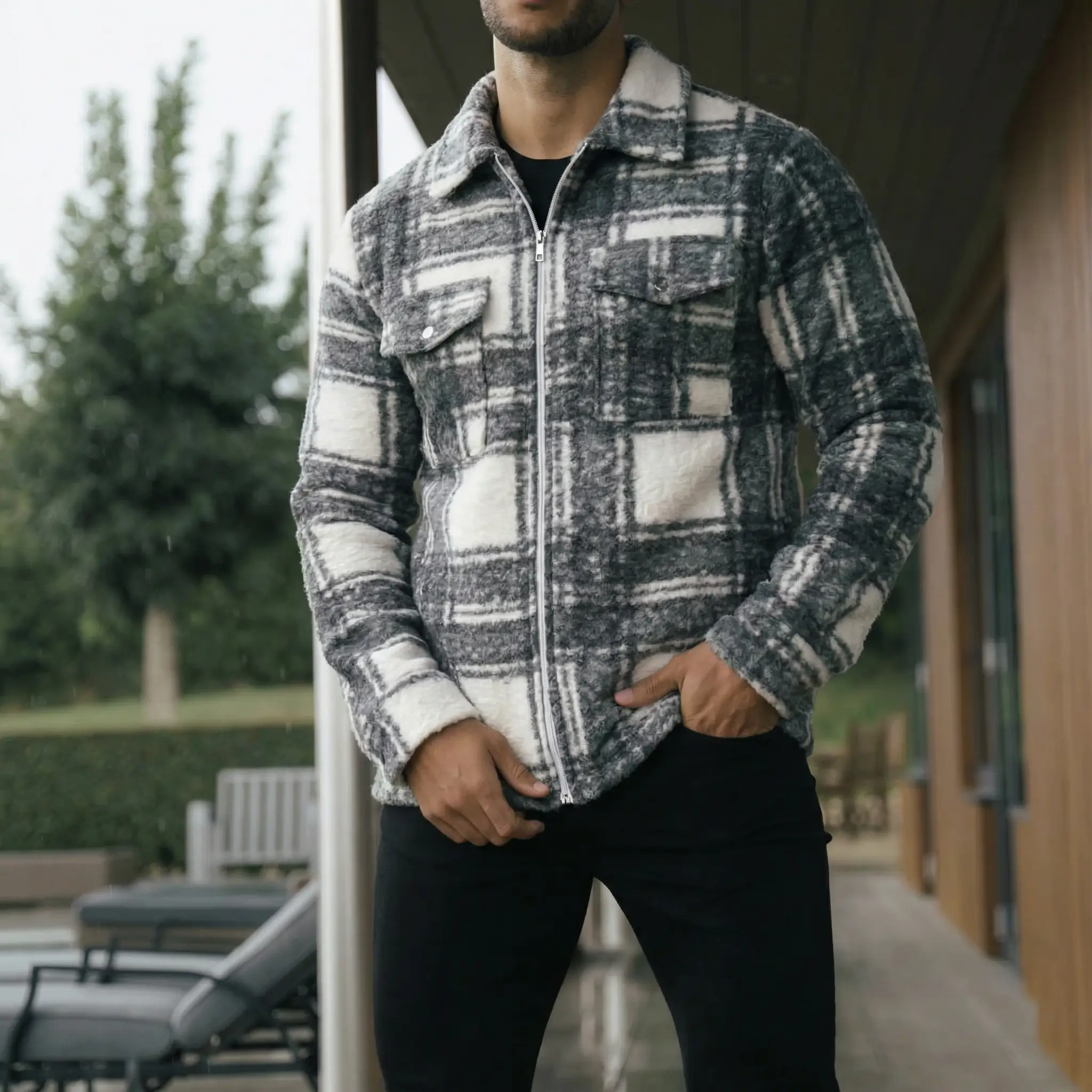 Veste surchemise Homme-Casual Chic