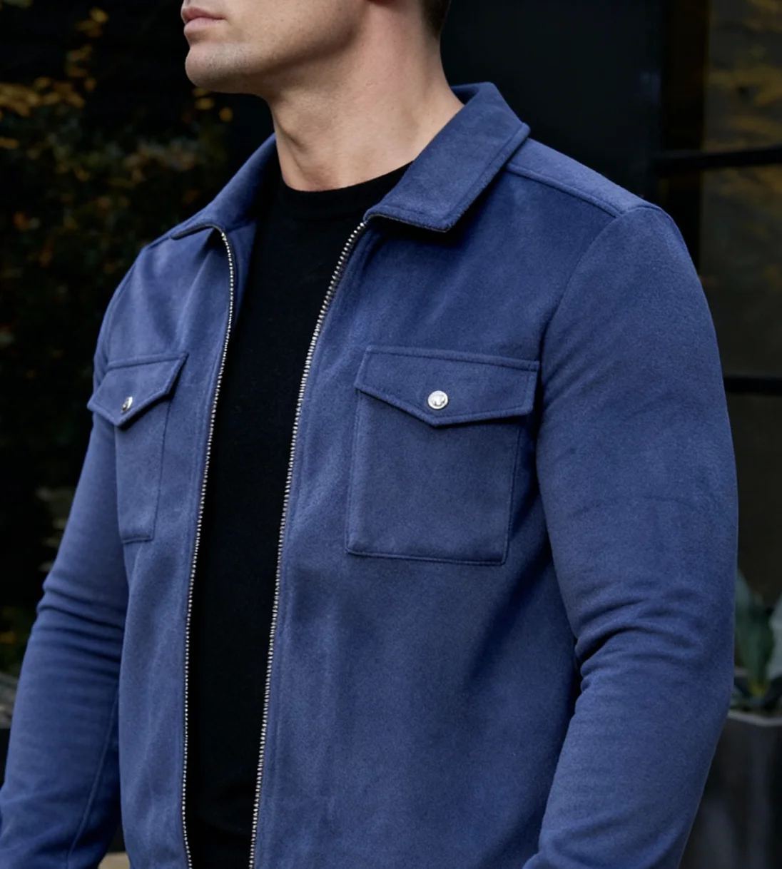 Jacket Zipped Blue