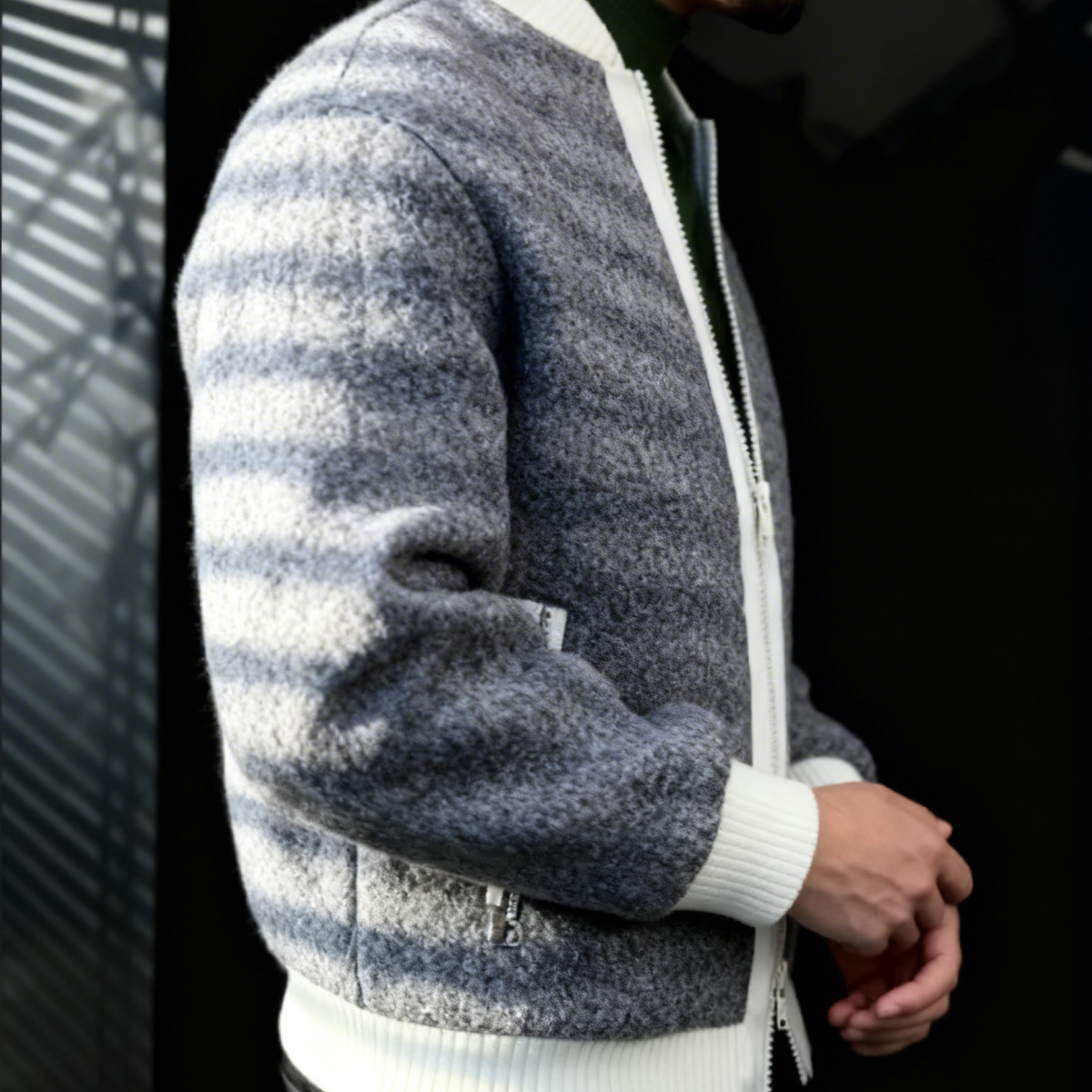 Veste double Zip Élégance