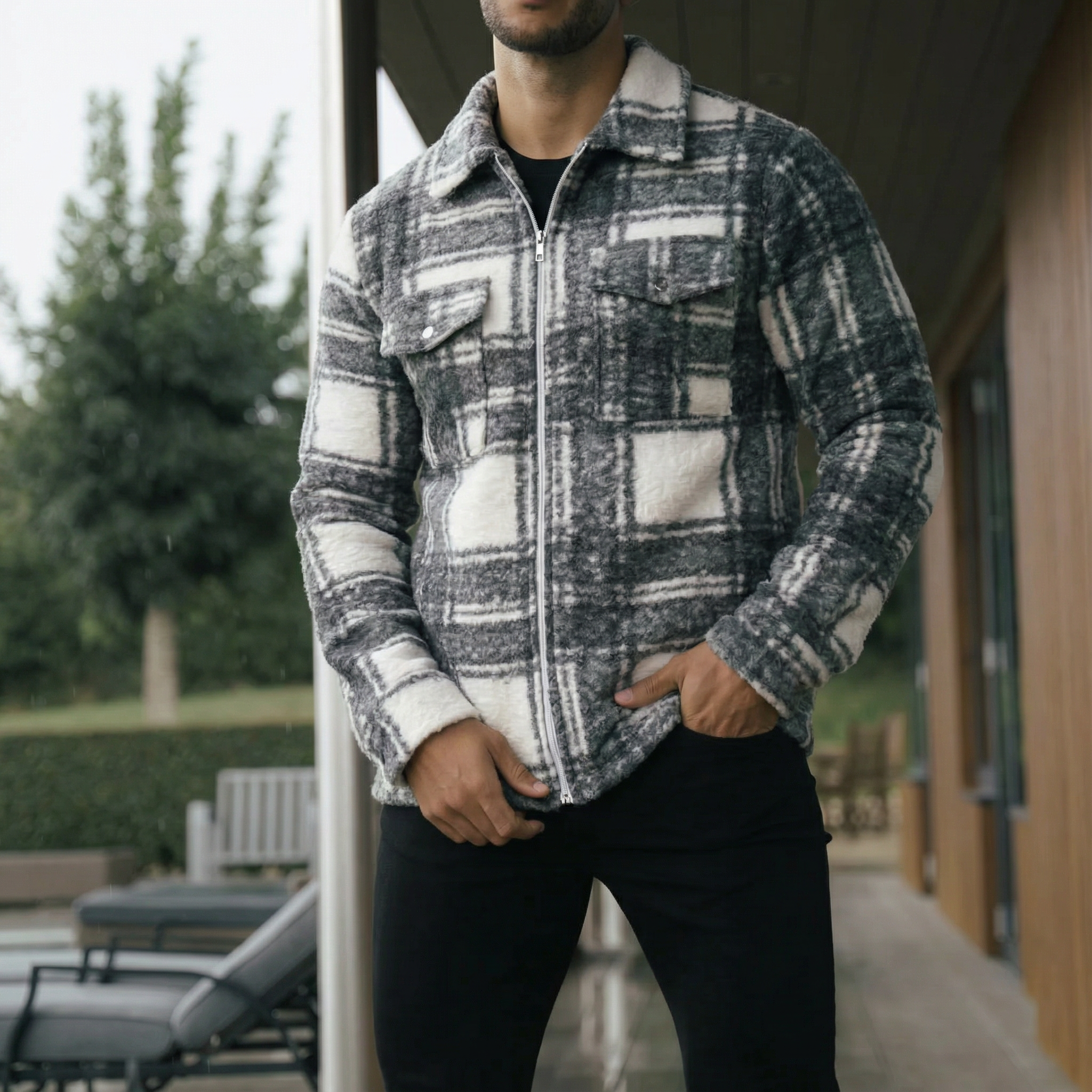 Veste surchemise Homme-Casual Chic