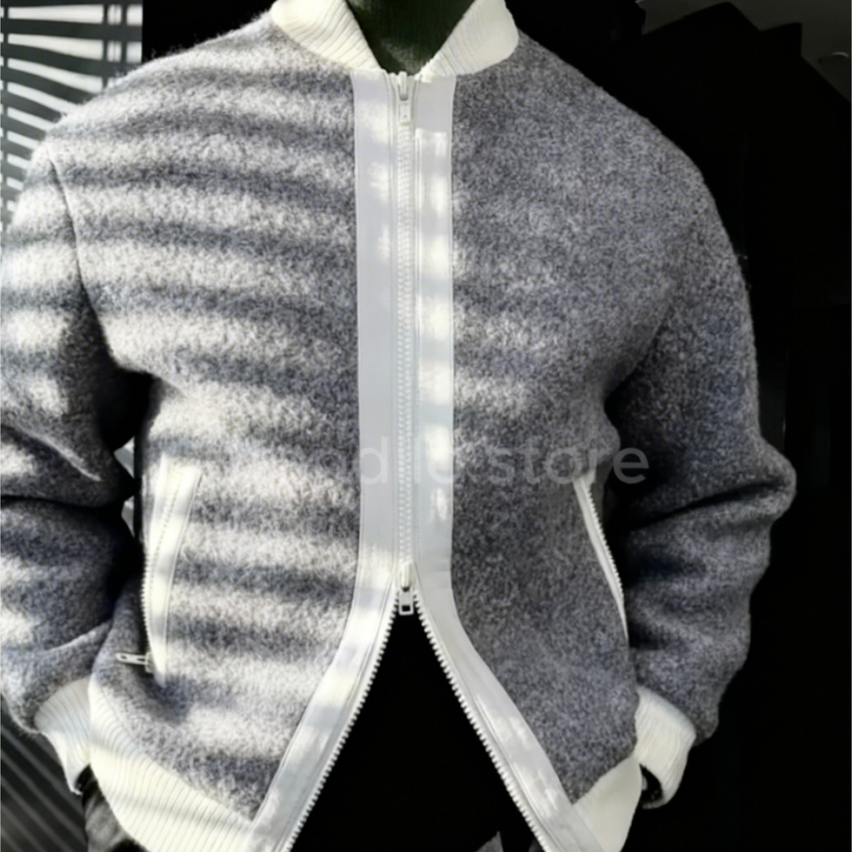 Veste double Zip Élégance