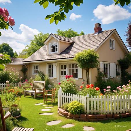 المنزل والحديقة