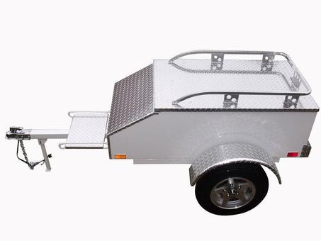 Lumina XL Motorcycle Trailer AMTXLW (White)
