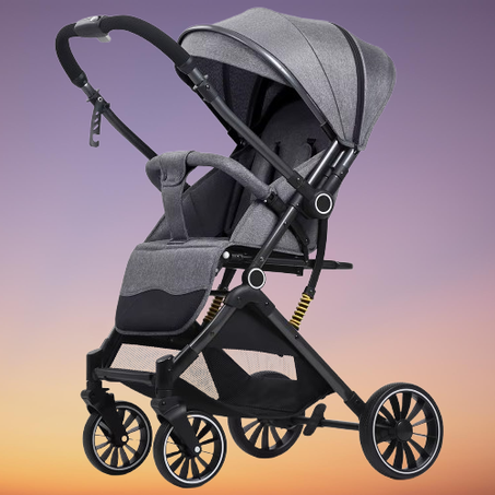 عربة أطفال فاخرة 2 أوجه