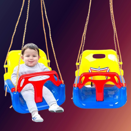 أرجوحة للأطفال مع هيكل معدني