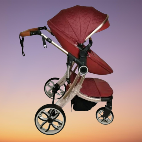 عربة أطفال مصممة بأناقة 3 في 1