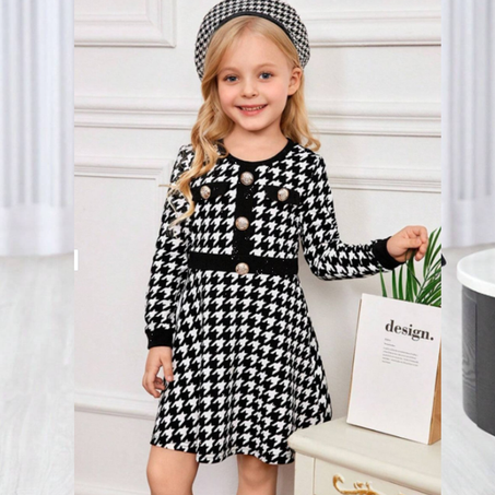 فستان أنيق بتصميم فاخر للاطفال