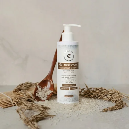 Gel nettoyant Colium – Nettoyant pour la peau à l'extrait de riz