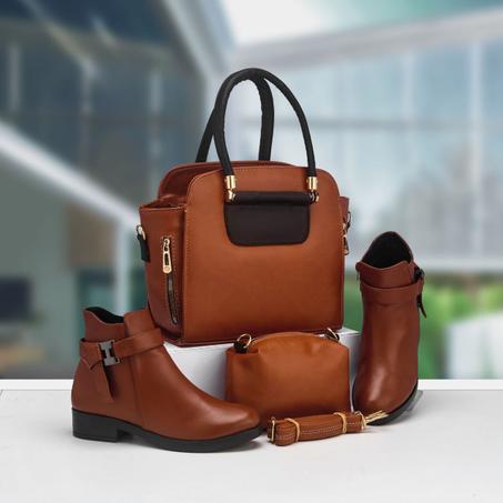 Pack 3 piece avec bottines Compensées