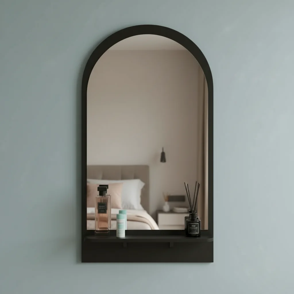Miroirs salle de bain demi rond