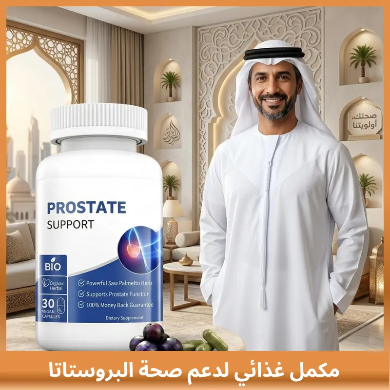 مكمل غذائي لدعم صحة البروستاتا