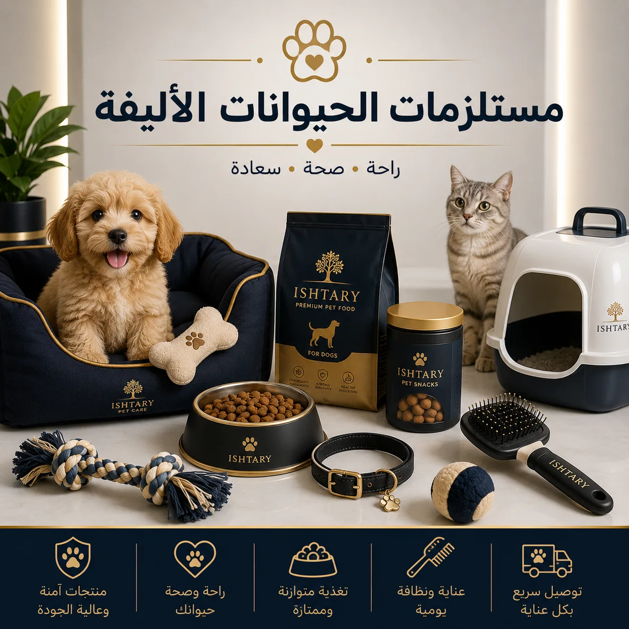 مستلزمات الحيوانات الأليفة