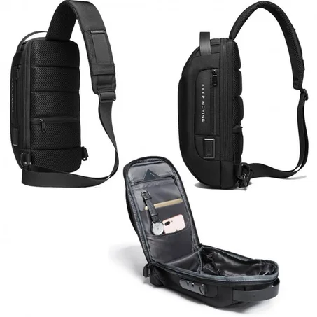 حقيبة متعددة الوظائف ضد السرقة مقاومة للماء مع شحن USB