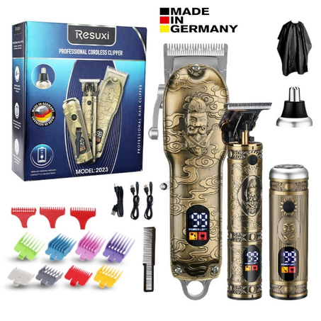 طاقم الحلاقة الالماني 🇩🇪 لسنة 2023 حاليا وصل السعودية 🇸🇦 / لتشذيب شعر الرأس واللحية والشارب والأنف وشعر الجسم