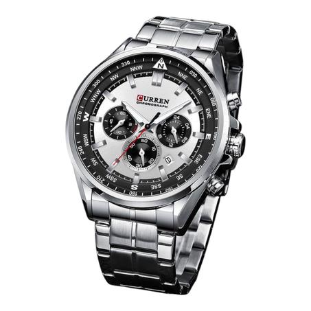 ساعة Curren  كرونوغراف – فخامة المعدن والتميز في التفاصيل