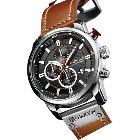 ساعة Curren جلدية أنيقة