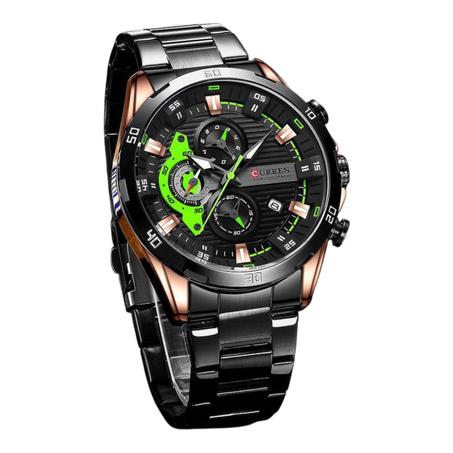 ساعة CURREN الفاخرة – تصميم رياضي معدني