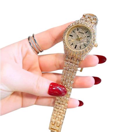 Rolex Diamond Queen – ساعة نسائية ملكية مرصعة بالألماس