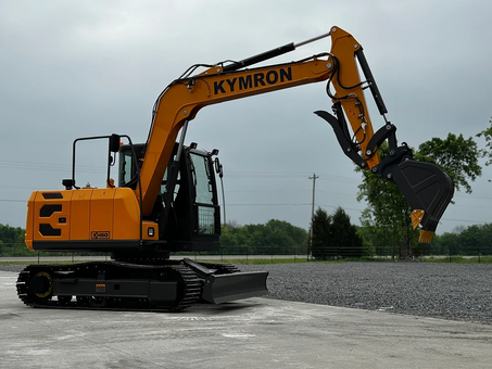 KYMRON® XH80 Pro Series Excavator with Thumb + Cab w/ AC & AM/FM Radio