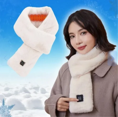 Electric Heating Scarf (White)