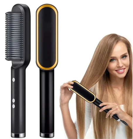 مشط حراري ذكي - سرّ الشعر الناعم والمموج في دقائق!