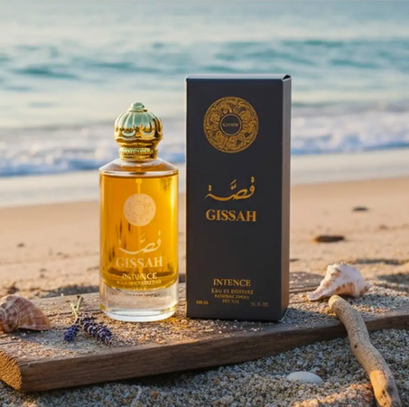 عطر قِصّة إنتنس… سرّ لا يُنسى + هداية رائعة (ساعة دكية)