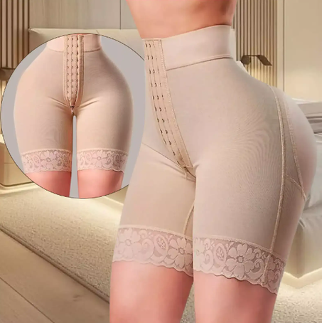 شورت مشد للجسم بلون البيج - تحكّم مثالي وراحة قصوى لشكل منحوت وجذاب