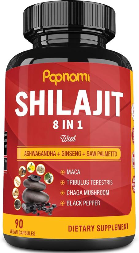 SHILAJIT 8 en 1 – Énergie, Endurance et Bien-être Global en Capsules Végétales !