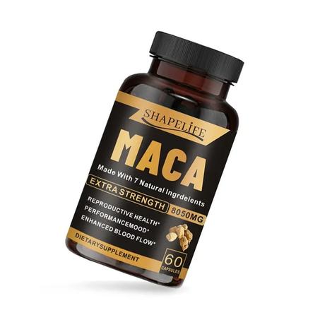 60 Capsules de Maca Noire 8050mg – Énergie et Performance au Maximum