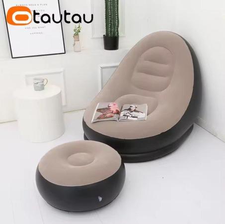 fauteuil gonflable avec repose-pieds