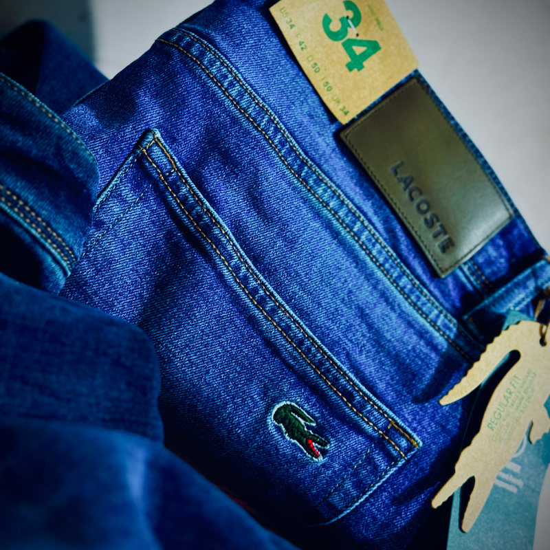 Lacoste Bleu Délaver 3