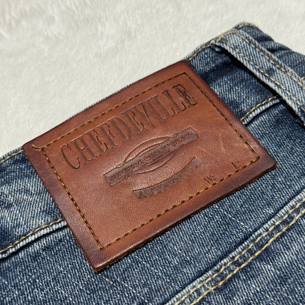 Chef.Devile Bleu Délave - Coupe Slim