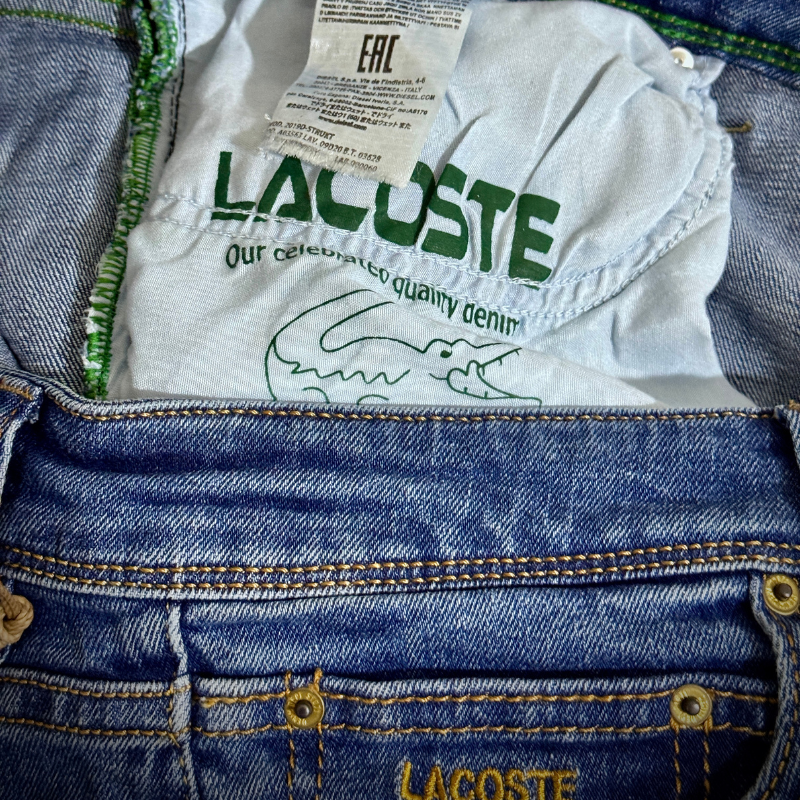 Lacoste Bleu Délaver 2